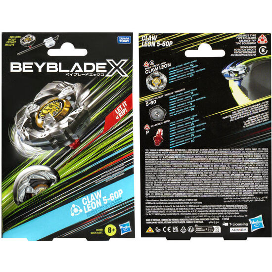 JUEGO KIT INICIAL CLAW LEON 5-60P BEYBLADE X image 3