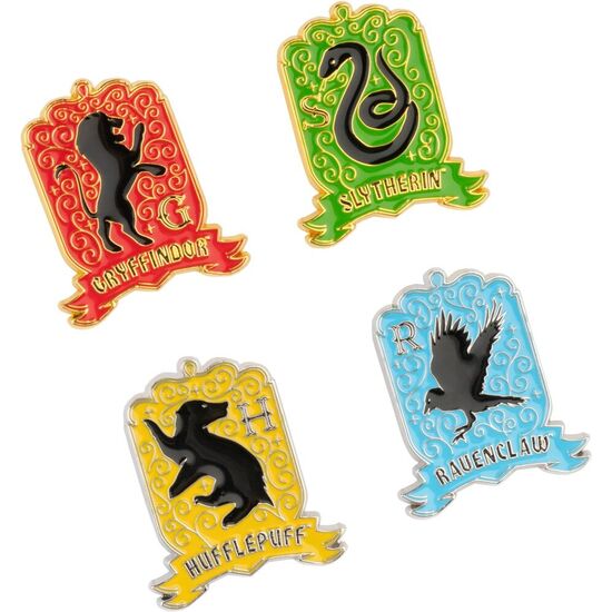 SET 4 PINS HOGWARTS HARRY POTTER image 0