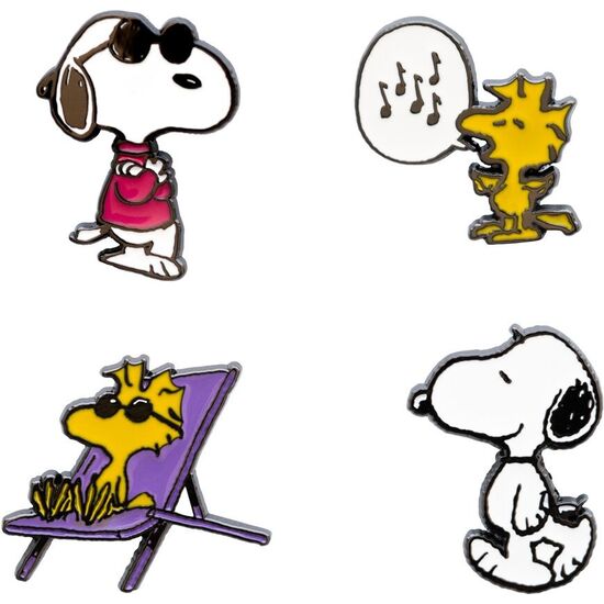 SET 4 PINS SNOOPY image 0