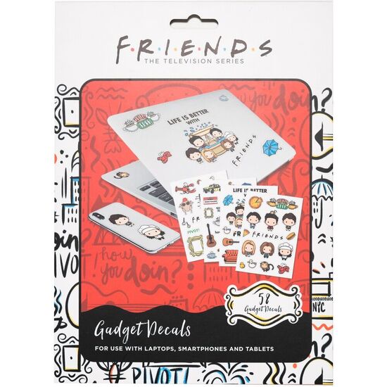 SET PEGATINAS REUTILIZABLES FRIENDS image 0