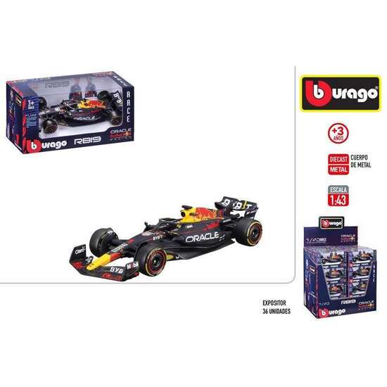 COCHE METAL  F1 RACE RED BULL RACING RB19 2023 ESCALA1:43 image 0