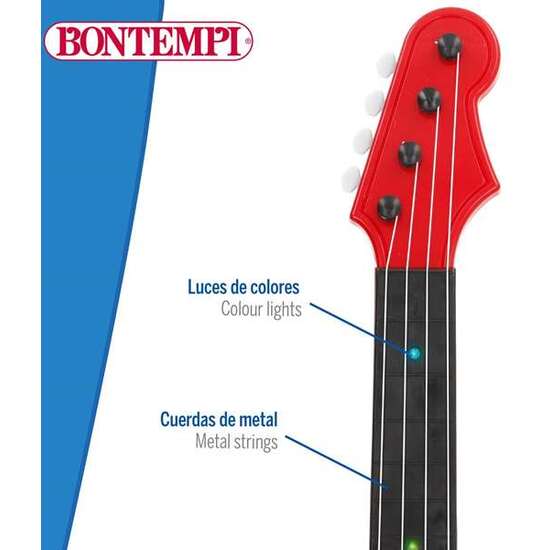 GUITARRA ELECTRICA ROCK 51CM CON LUCES Y SONIDOS. image 2