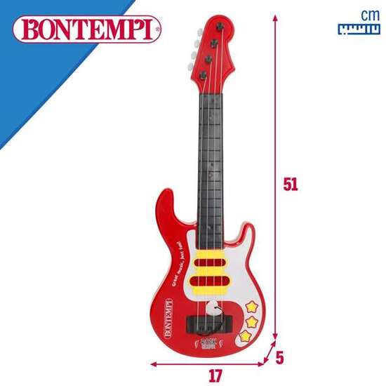 GUITARRA ELECTRICA ROCK 51CM CON LUCES Y SONIDOS. image 3