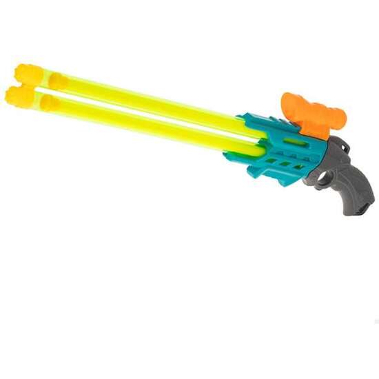 PISTOLA AGUA DOBLE TUBO 55 CM  - MODELOS SURTIDOS image 0