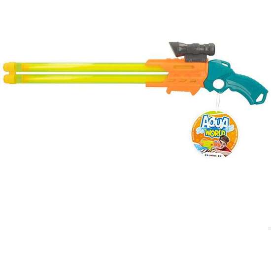 PISTOLA AGUA DOBLE TUBO 55 CM  - MODELOS SURTIDOS image 2