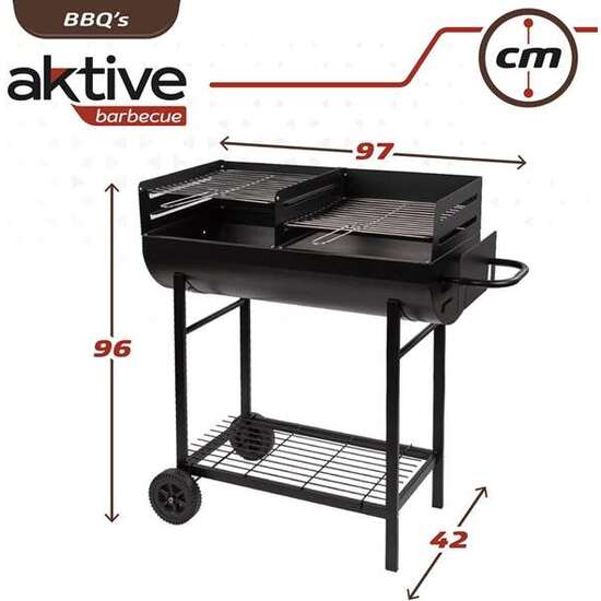 BARBACOA CARBON AKTIVE 97X42X96 CM image 5
