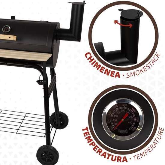 BARBACOA CARBON AKTIVE 116X61X106CM image 2