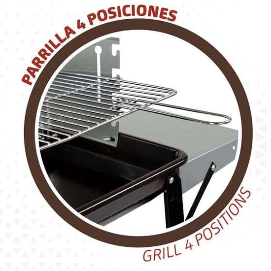 BARBACOA CARBON AKTIVE 90X32X85CM image 2
