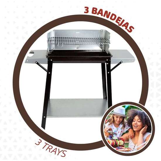BARBACOA CARBON AKTIVE 90X32X85CM image 4
