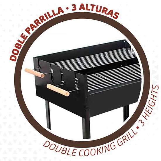 BARBACOA CARBON AKTIVE 100,5X40X88,5CM image 2