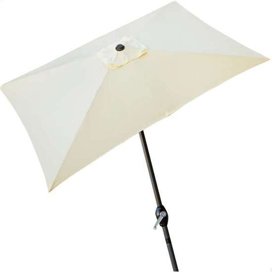 PARASOL TERRAZA 300X200 CM CON CHIMENEA Y MÁSTIL DE ALUMINIO 4.8 CM image 0