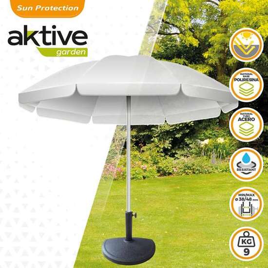 SOPORTE PARASOL SEMICIRCULAR POLIRESINA 50 CM 9 KG image 1