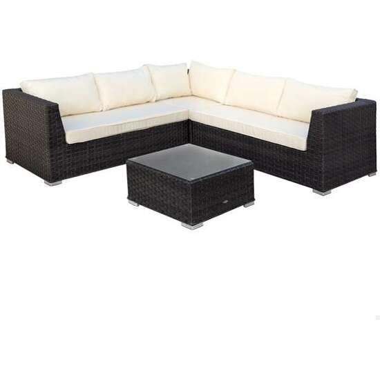 SOFA RINCONERA MAS MESA.  140X77X65 CM MESA 62X31 CM image 0