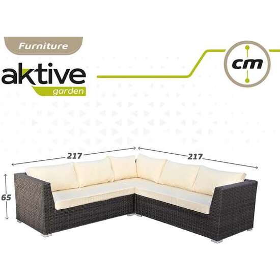 SOFA RINCONERA MAS MESA.  140X77X65 CM MESA 62X31 CM image 1