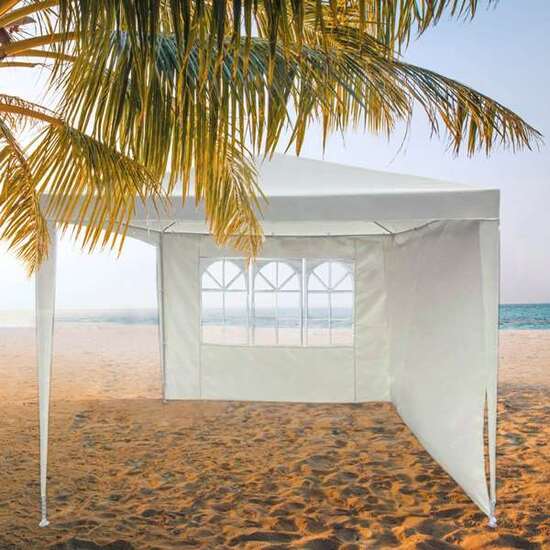 CENADOR CON 2 LATERALES Y VENTANA 2,7X2,7X2,55 CM COLOR BEIG image 1