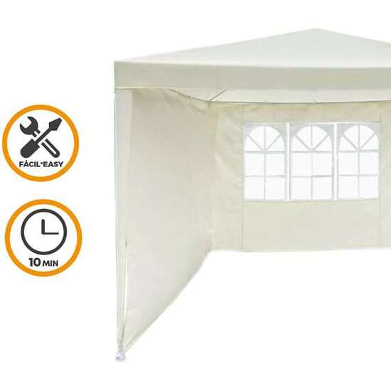 CENADOR CON 2 LATERALES Y VENTANA 2,7X2,7X2,55 CM COLOR BEIG image 2