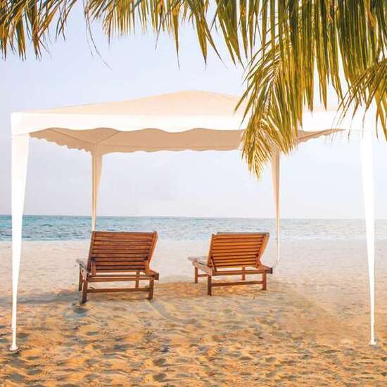 CENADOR 300X300X240 CM - POLIESTER COLOR CREMA image 1