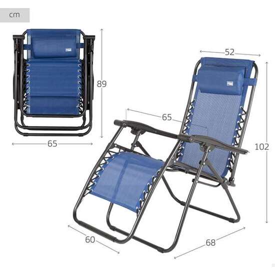 TUMBONA TEXTILENO 52X68X102 CM COLORAZUL image 3