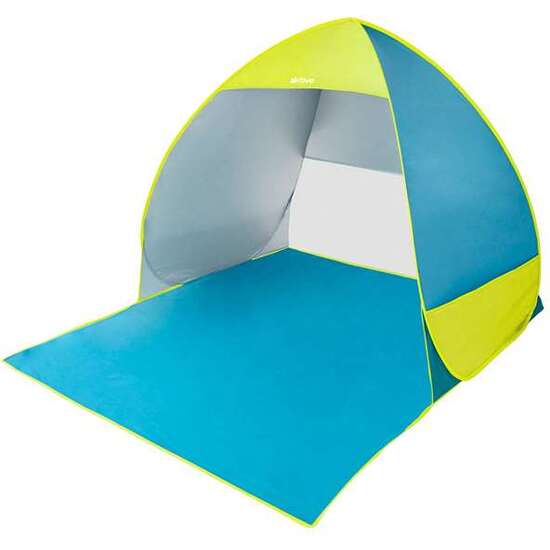 TIENDA PLAYA POP UP 160X140X110 POLIESTER UV50 COLOR AZUL/VERDE image 0