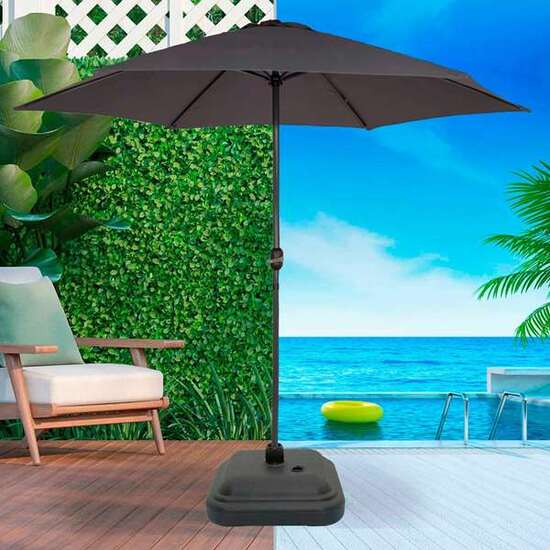 SOPORTE PARASOL PLASTICO 35X35X13 CM-12KG DIAMETRO3,8 CM image 1