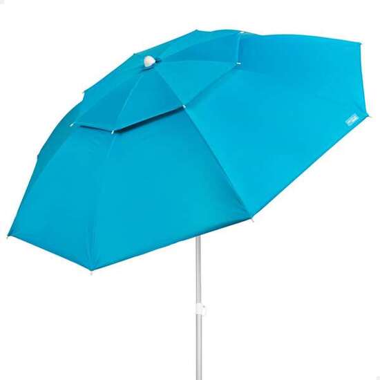 PARASOL DIAMETRO 200 CM CON VENTANA TUBO DE ALUMINIO Y VARILLAS DE FIBRA. image 0