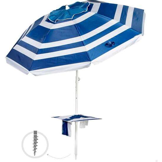 PARASOL DIAMETRO 210 CM CON MESA PLEGABLE. image 0