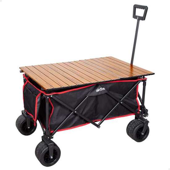 CARRO DE PLAYA PLEGABLE 88X47X58/108 CM CON RUEDAS 17X10CM image 0