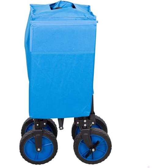 CARRO DE PLAYA PLEGABLE 88X47X53/108 CM CON BOLSILLO LATERA image 1