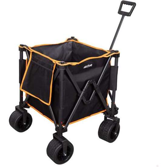 CARRO DE PLAYA PLEGABLE 52X52X71/105CM CON RUEDAS 17X10CM image 0