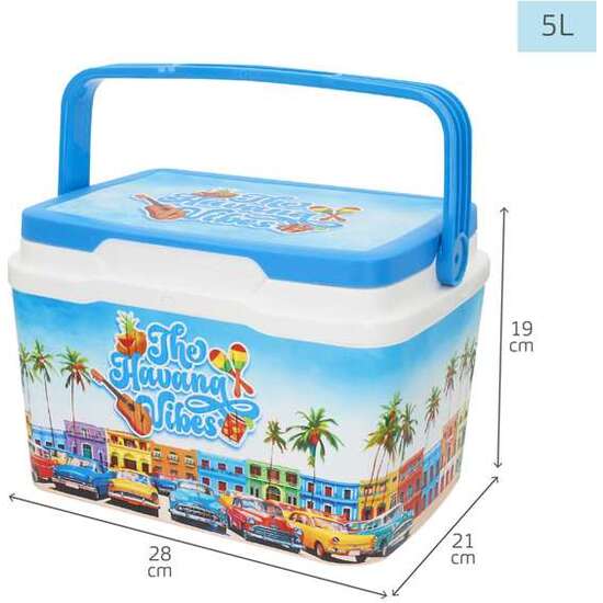 NEVERA RIGIDA SUMMER TRENDS PLASTICO 5 LITROS image 3