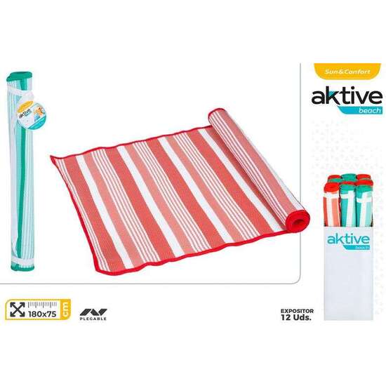 ESTERILLA PLAYA PVC 180X75 CM COLORES RAYADOS. - MODELOS SURTIDOS image 0