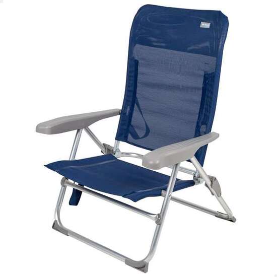 SILLA PLEGABLE SLIM ALUMINIO 6 POSICIONES 47X56X89CM CON ASAS. image 0