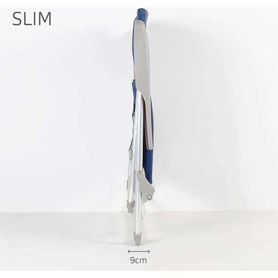 SILLA PLEGABLE SLIM ALUMINIO 6 POSICIONES 47X56X89CM CON ASAS. image 1