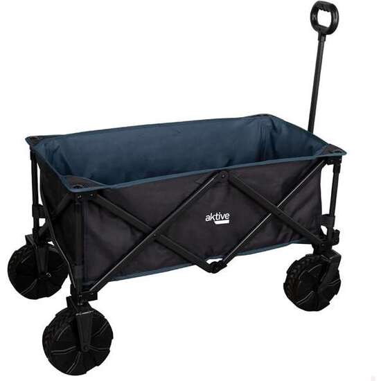 CARRO DE PLAYA PLEGABLE 91X49X99CM CON RUEDAS GRANDES. image 0
