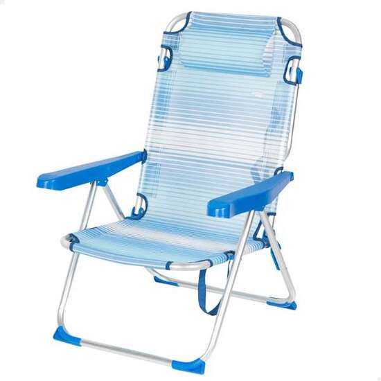 SILLA ALTA ALU PLEG 48X60X90CM COJIN+ASAS-MALLORCA image 0
