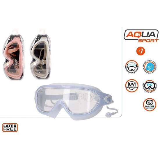 MASCARA BUCEO POLICARBONATO JUNIOR ANTIVAHO CON PROTECCION UV (MAS 7 AÑOS) image 0