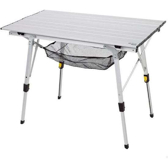MESA CAMPING PLEGABLE COMPACTA ALUMINIO 90X51X45/70 image 0