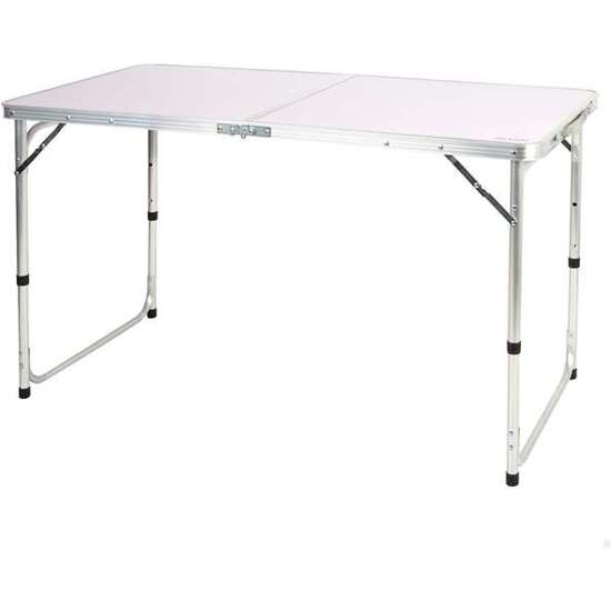 MESA MALETIN CAMPING ALUMINIO 120X60XH60/70CM AJUSTABLE image 0