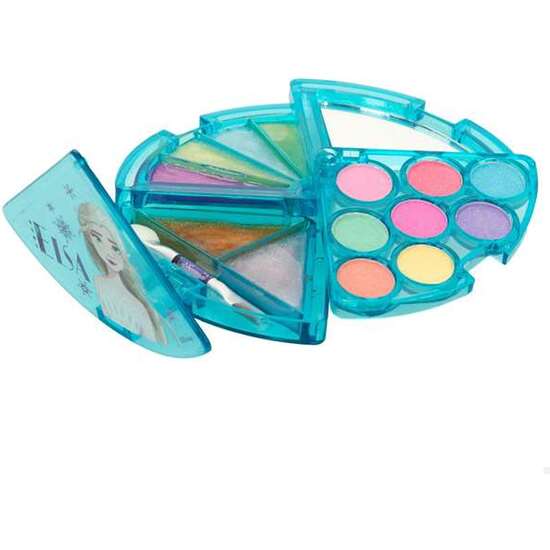ESTUCHE RULETA MAQUILLAJE FROZEN CON ESPEJO 16X3X22.5 CM image 1