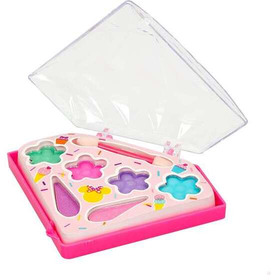 MAQUILLAJE INFANTIL MINNIE. INCLUYE 6 SOMBRAS DE OJOS 4 BRILLOS DE LABIOS Y 2 PINCELES image 1