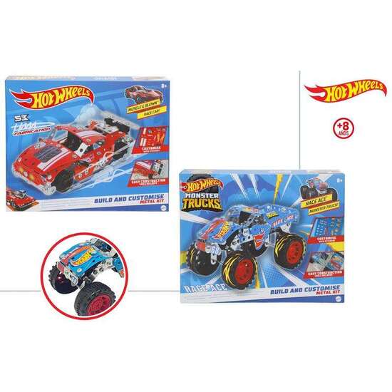 COCHE METAL HOT WHEELS-SET MONTAJE 28X45X22 CM image 0