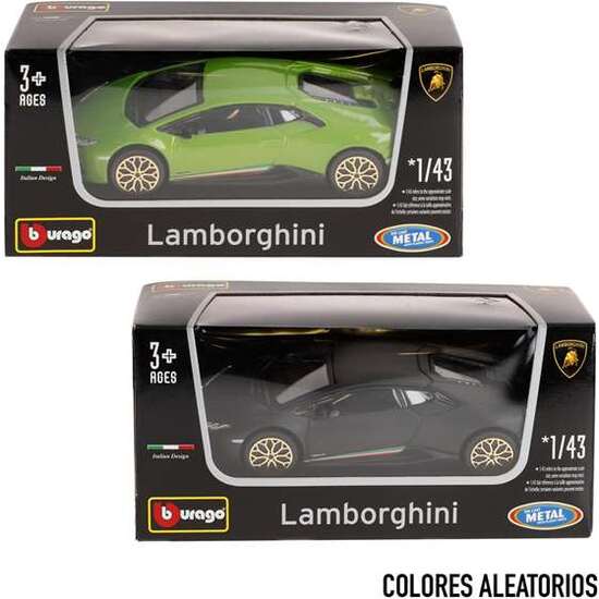 COCHE META BURAGO STREET FIRE LAMBORGHINI HURACA ESCALAL 1:43 image 3