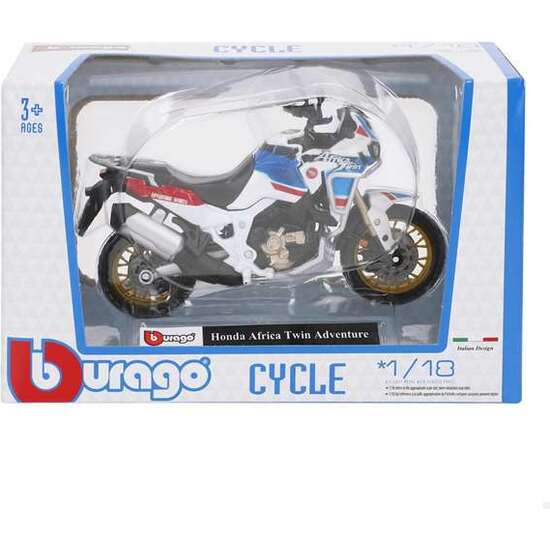 MOTO METAL BURAGO SPORT ESCALA1:18 - MODELOS SURTIDOS image 2