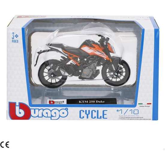 MOTO METAL BURAGO SPORT ESCALA1:18 - MODELOS SURTIDOS image 3