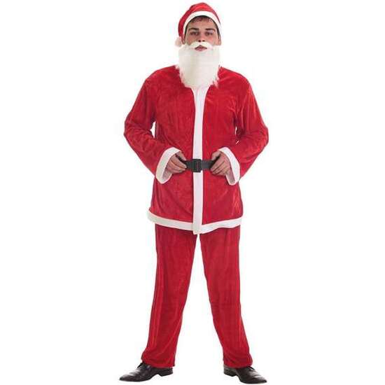 DISFRAZ ADULTO PAPÁ NOEL TALLA L image 0