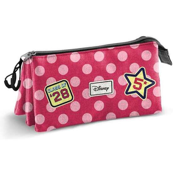 ESTUCHE PORTATODO TRIPLE MINNIE MOUSE CLASS 23 X8 X11 CM image 1