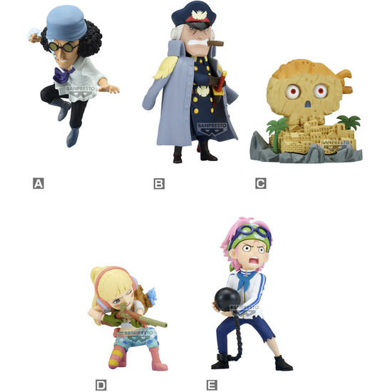 FIGURA WORLD COLLECTABLE HACHINOSU 1 ONE PIECE 7CM image 0