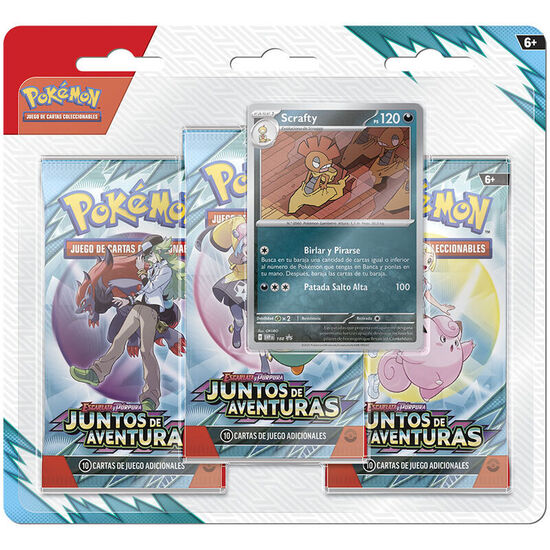 BLISTER JUEGO CARTAS COLECCIONABLES JUNTOS DE AVENTURAS POKEMON ESPAÃ±OL SURTIDO image 3