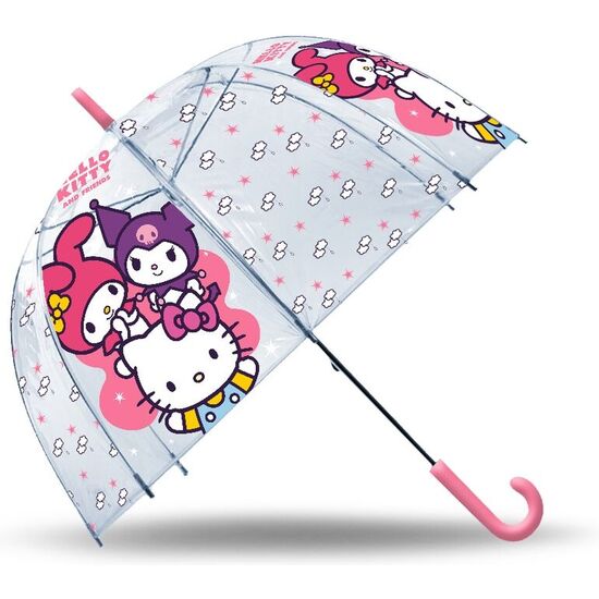 PARAGUAS MANUAL HELLO KITTY AND FRIENDS 46CM image 0