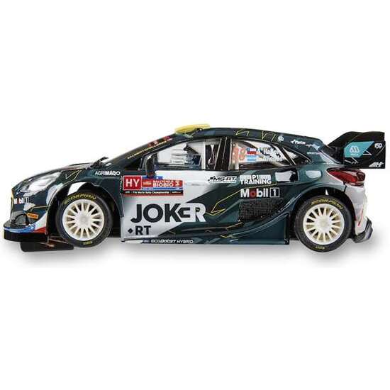 COCHE SCALEXTRIC FORD PUMA WRC  JOKER CON LUZ EN LOS FAROS. 18,5X9,3X9,5 CM image 1